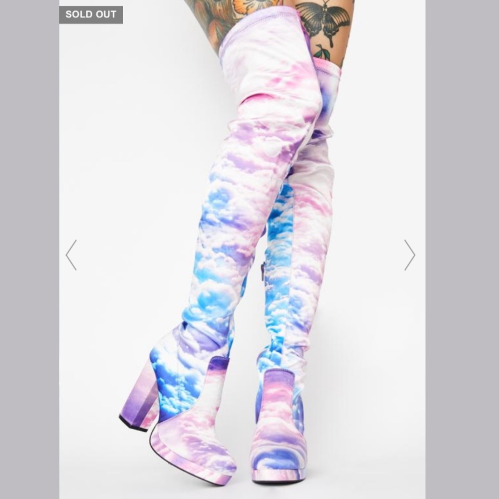 HEAVEN'S CALLING THIGH HIGH BOOTS